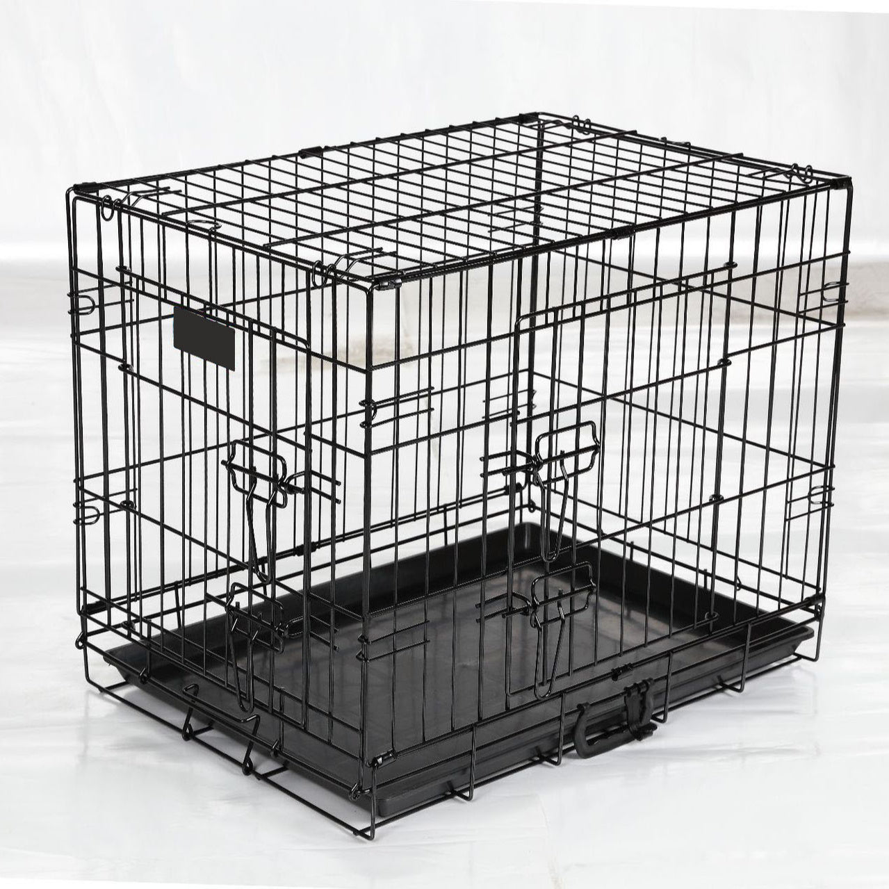 Durable Cat & Labrador Folding Cage | Portable Wire Pet Crate for Large Animals