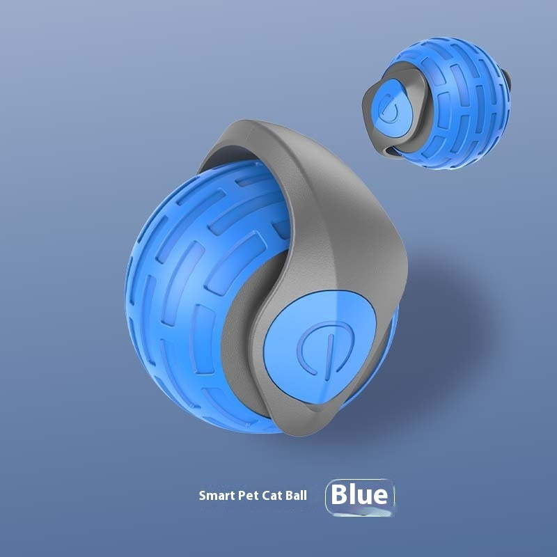 Self-Rolling Smart Cat Toy | Auto Electric Ball Teaser for Interactive Play & Fun