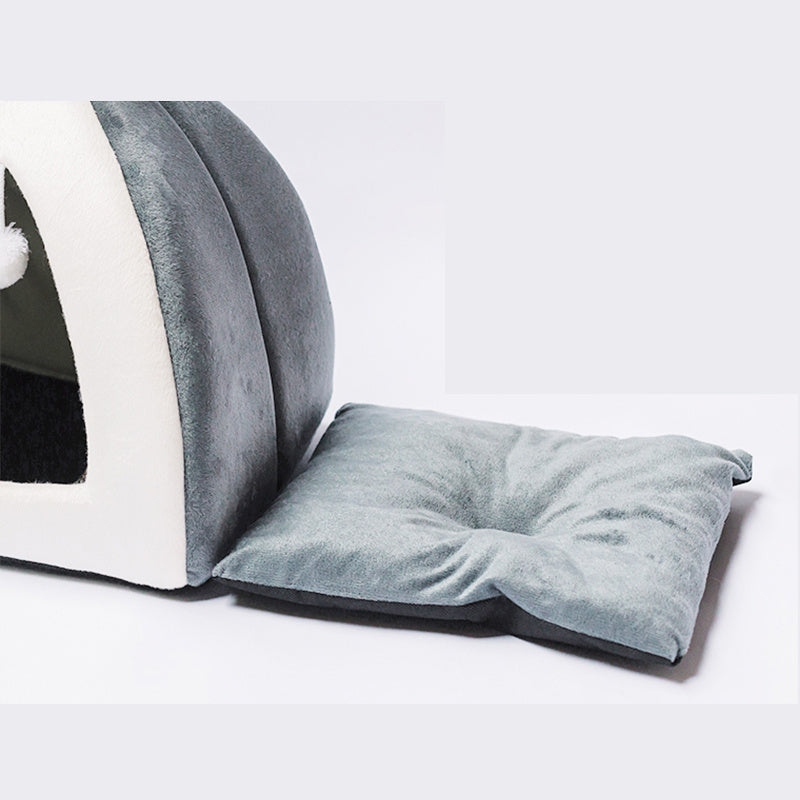 Winter Warm Pet Waterloo Bed | Cozy Washable Dog House & Cat Nest