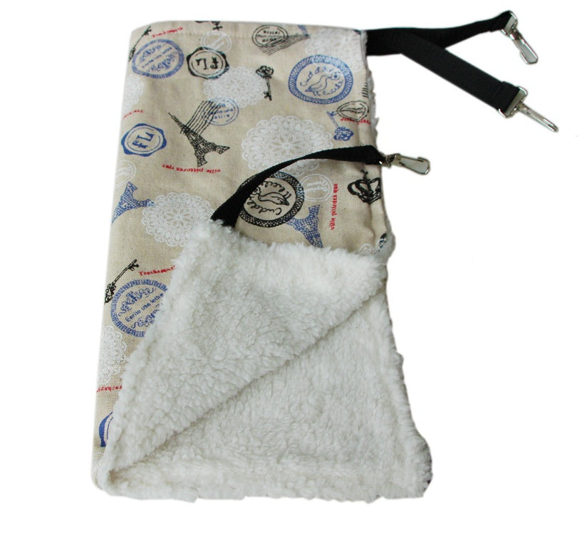 Adjustable Hanging Cat Bed Mat | 7 Colors Soft & Warm Winter Pet Cage Hammock