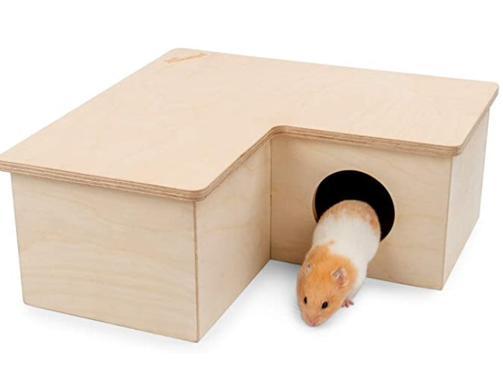 Hamster Multi-Level Nest & Hideout | Multi-Room Pet Habitat with Tunnels