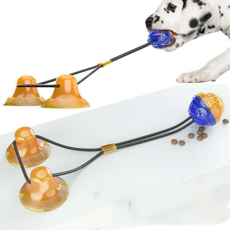 Heavy-Duty Suction Cup Dog Toy | Tug, Chew, and Teaser for Pets