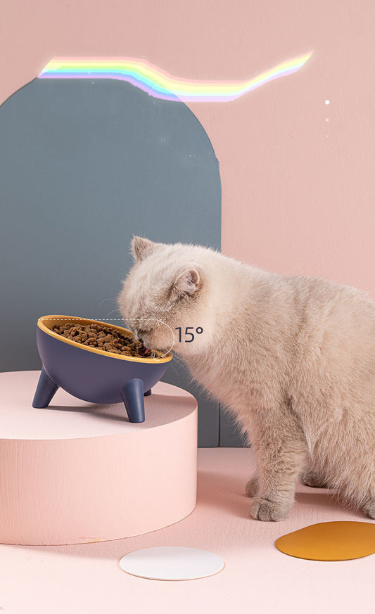 Modern Pet Food Feeder | Nordic Color Bowl and Stand for Dogs, Cats & Small Animals