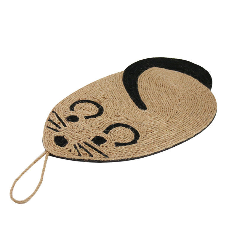 Adorable Mouse Sisal Cat Scratcher | Anti-Scratch Cardboard Pad