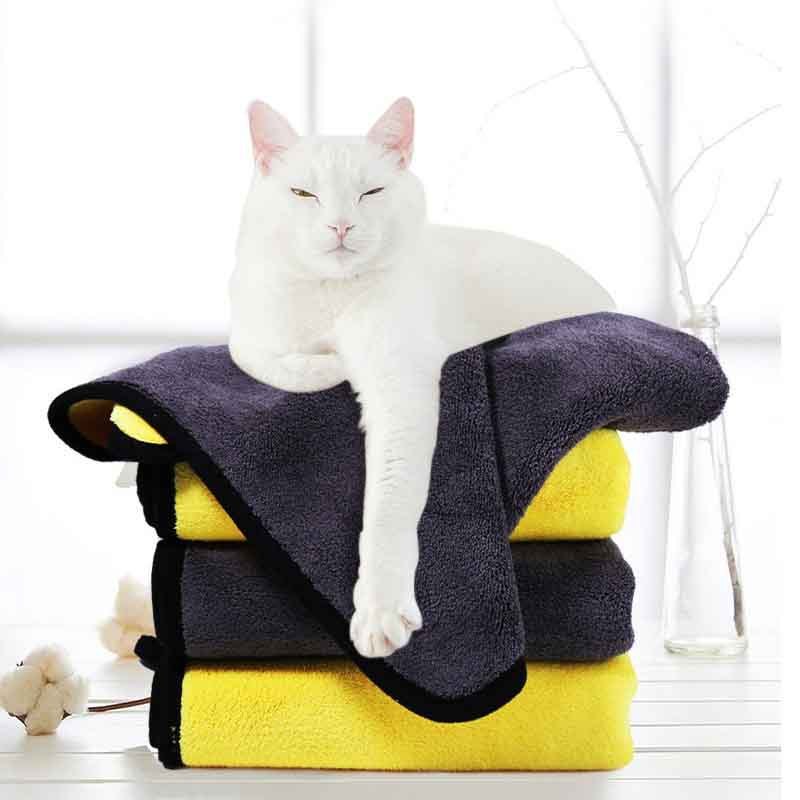 Durable & Highly Absorbent Pet Towel | Essential Pet Supplies