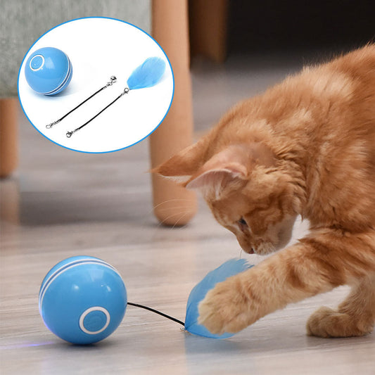 Electric LED Laser Cat Ball | Automatic Bouncing & Rolling Kitten Toy