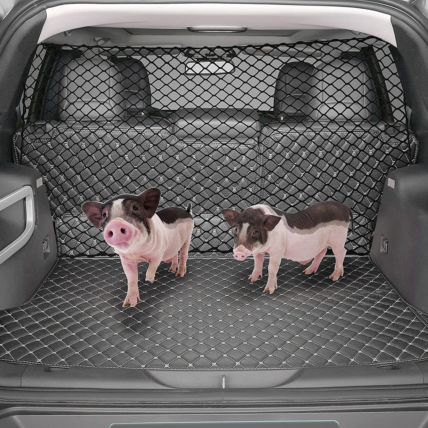 Universal Car Dog Isolation Net | Protective Barrier Fence for Trunk/Cargo Area