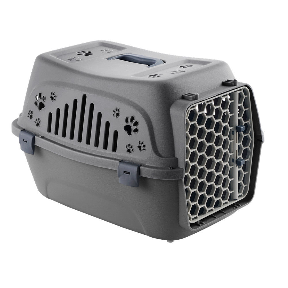 Portable Pet Travel Carrier | Cat Air Box, Small/Medium Dog Cage Outing Bag