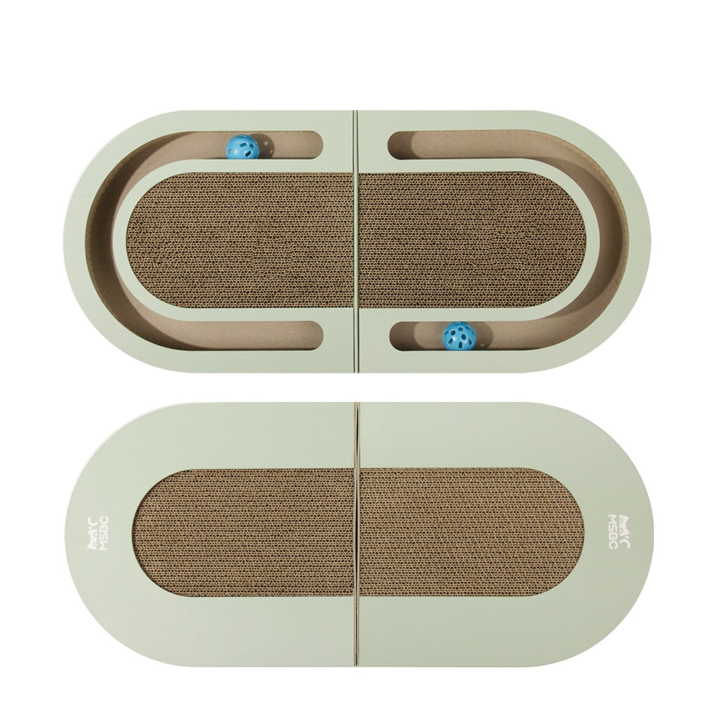 Durable Corrugated Folding Cat Scratcher | Pet Supplies Interactive Ball Toy