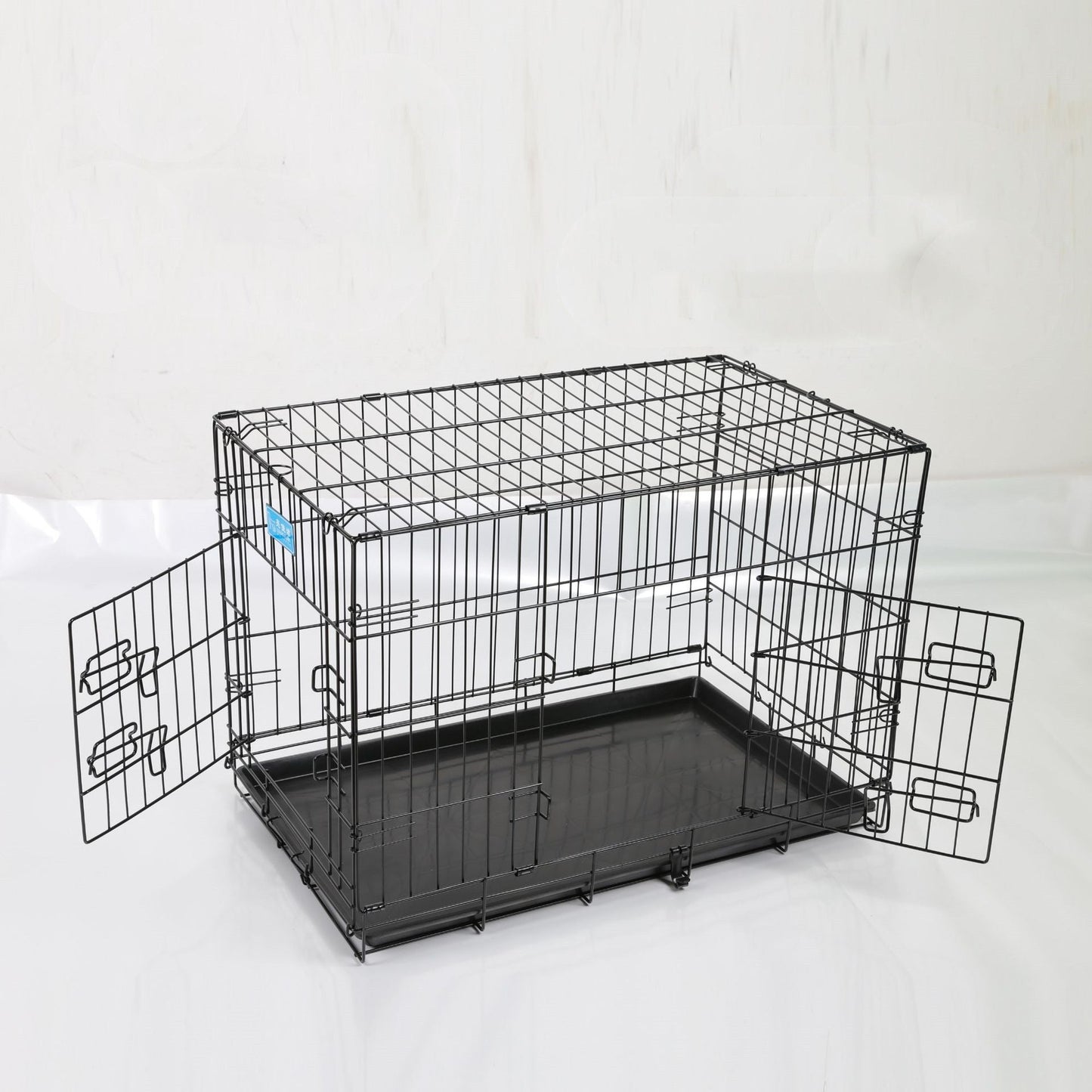 Durable Cat & Labrador Folding Cage | Portable Wire Pet Crate for Large Animals