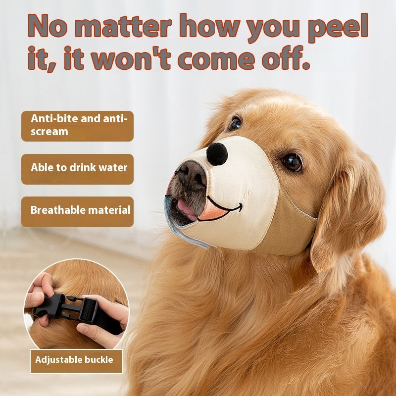 Durable Dog Muzzle Anti-Bite Product | Secure & Comfortable Mouth Cover