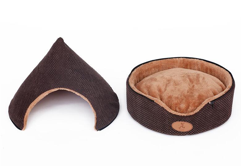 Unique Yurt-Shaped Cat Bed | Cozy Enclosed Pet Nest & Litter House