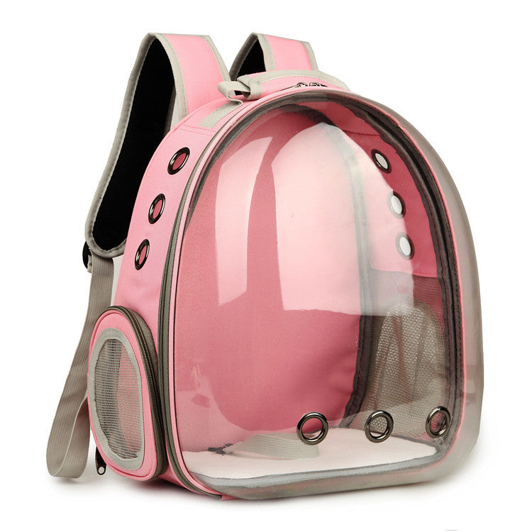 Breathable Bubble Pet Carrier Handbag | Portable Puppy & Rabbit Rucksack with Wide View