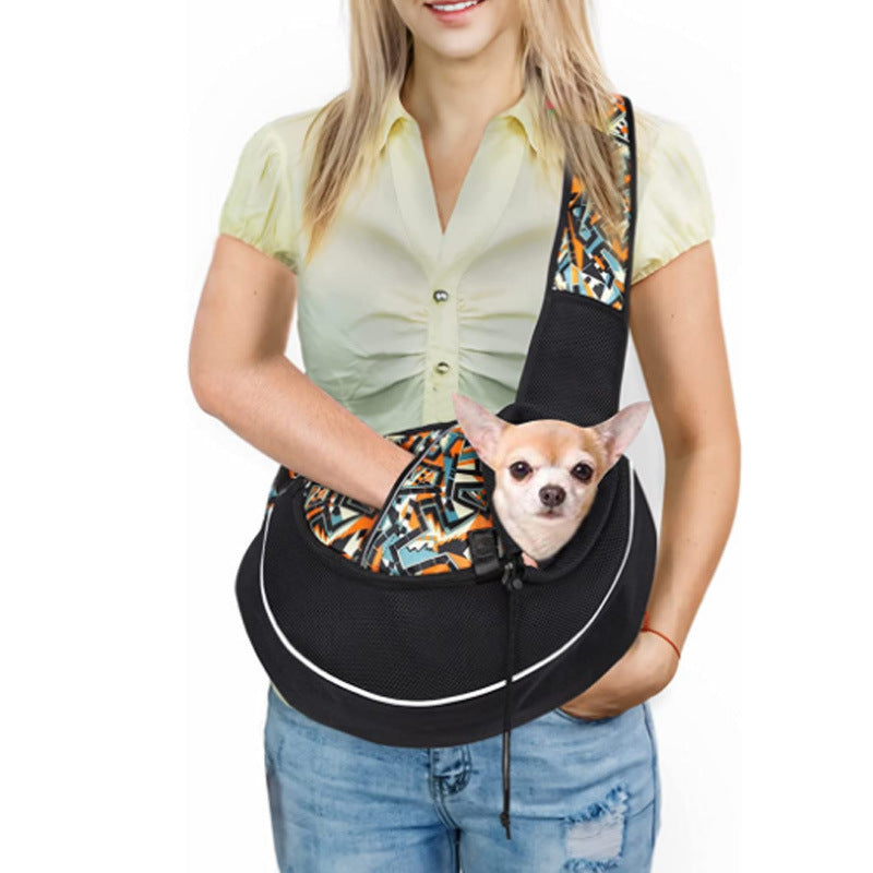 Stylish Portable Pet Carrier Bag | Crossbody Travel for Small Dog & Cat