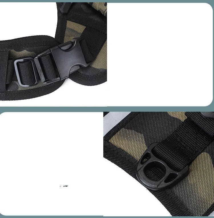 Adjustable Dog Hiking Backpack | Large Pet Travel Saddle Bag for Gear