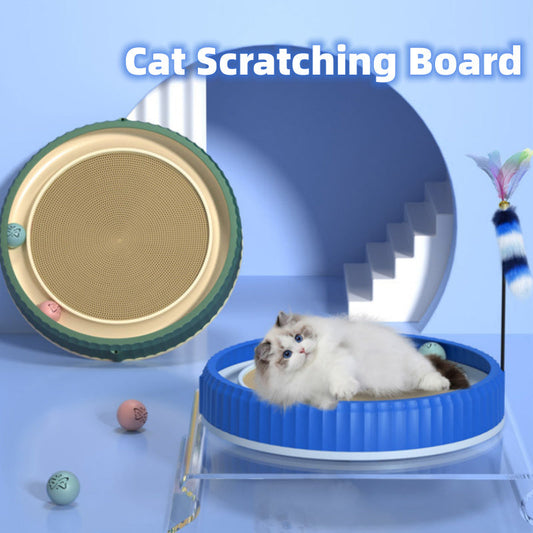 Modern Round Cat Scratching Pad | Wear-Resistant Claw Grinder Pet Product
