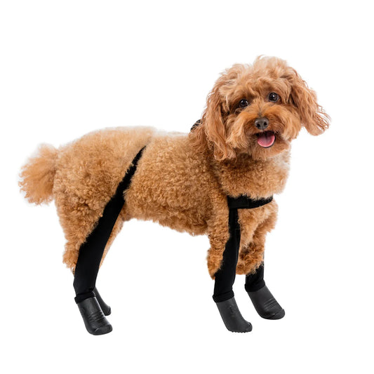 Premium Dog Leggings for Boots | Deluxe Anti-Slip Protective Winter Leg Covers