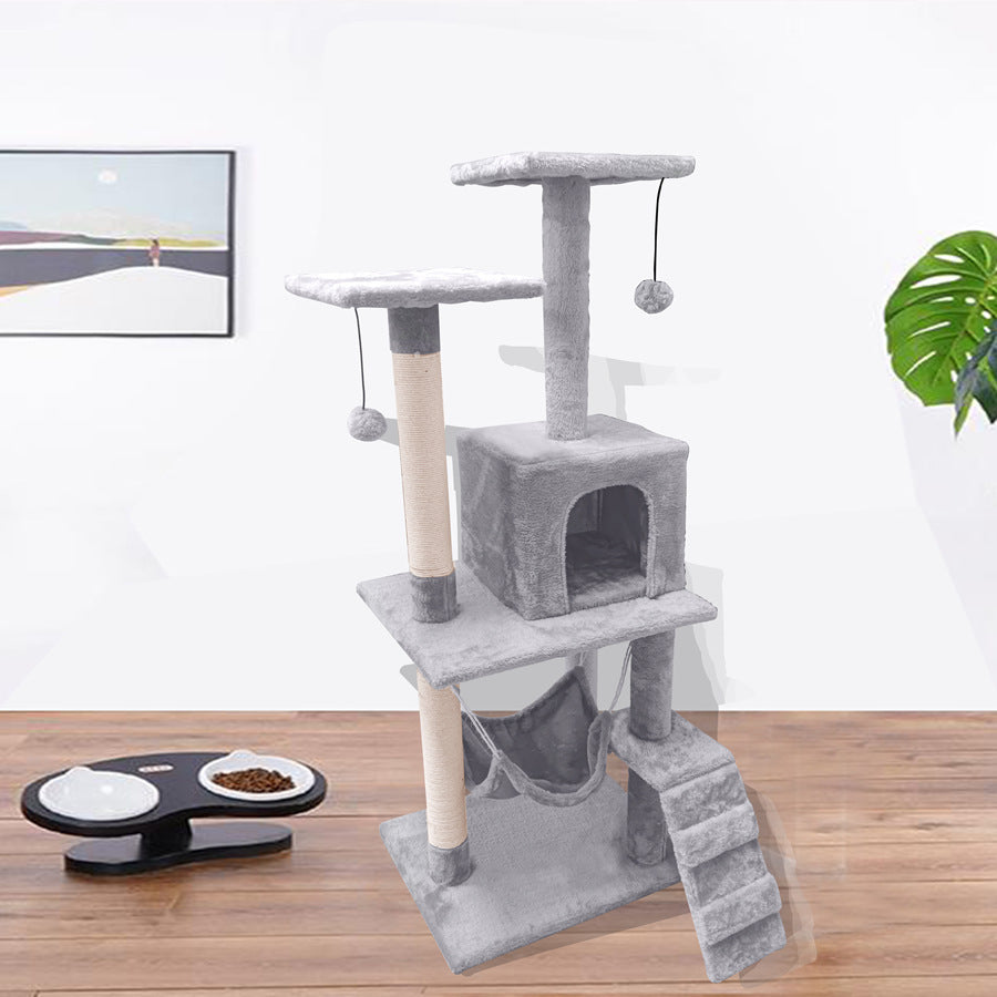 Modern Cat Tree Condo & Climbing Frame | Vertical Pet Activity Center Toy